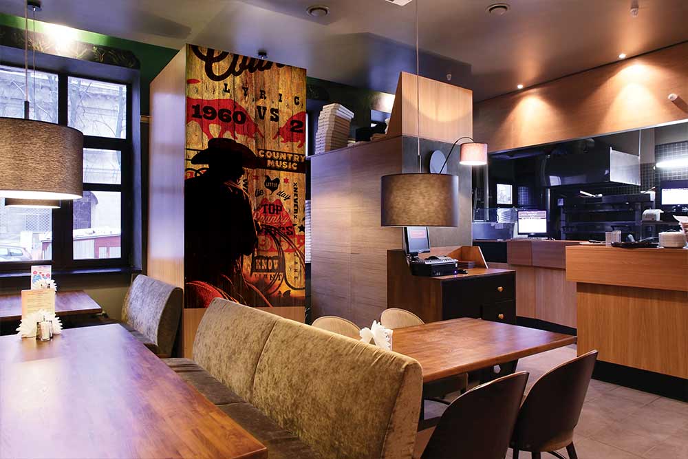 Wooden Veneers for Restaurant by Mikasa Decowood Veneers Veneers