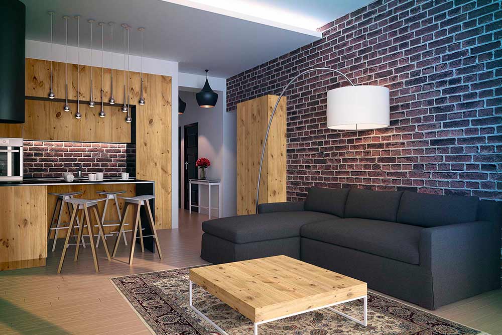 Luxurious Kitchen Design Enhanced by the Warmth of Wood Veneers